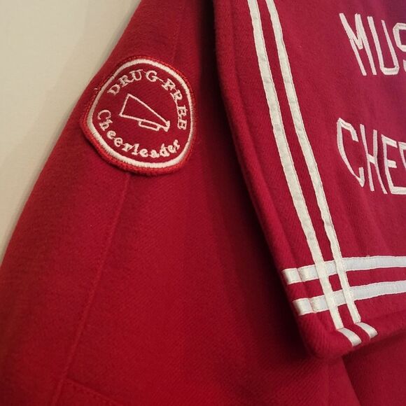 L'École Des Femmes Mustang Cheerleader Varsity Jacket Coat L NWT - Picture 6 of 11